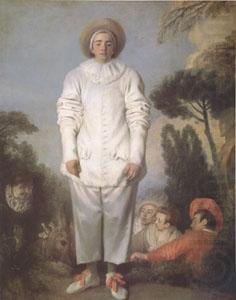 Jean-Antoine Watteau Pierrot also Known as Gilles (mk05) china oil painting image